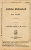 DEUTSCHES WOCHENSCHACH / 1906 vol 22, no 27